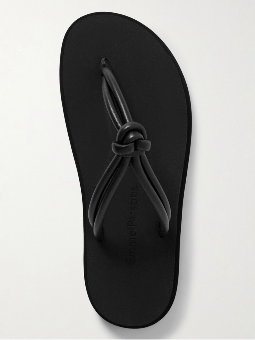 Emme Parsons Knot Leather Flip Flops - NEW - size 40